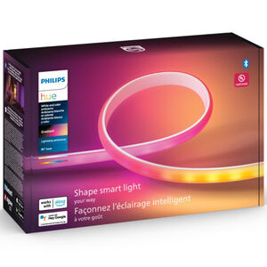 Philips Hue 6.7 Ft. Gradient White & Color Ambiance Lightstrip Base Kit, , hires