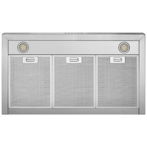 GE 36 in. Convertible Chimney Style Range Hood with 350 CFM, 4 Fan Speeds & 2 LED Lights - Stainless Steel, , hires