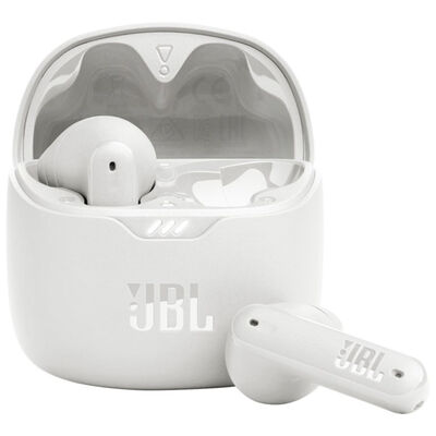 JBL - Tune Flex True Wireless Noise Cancelling Earbuds - White | JBLTFLEXWHT