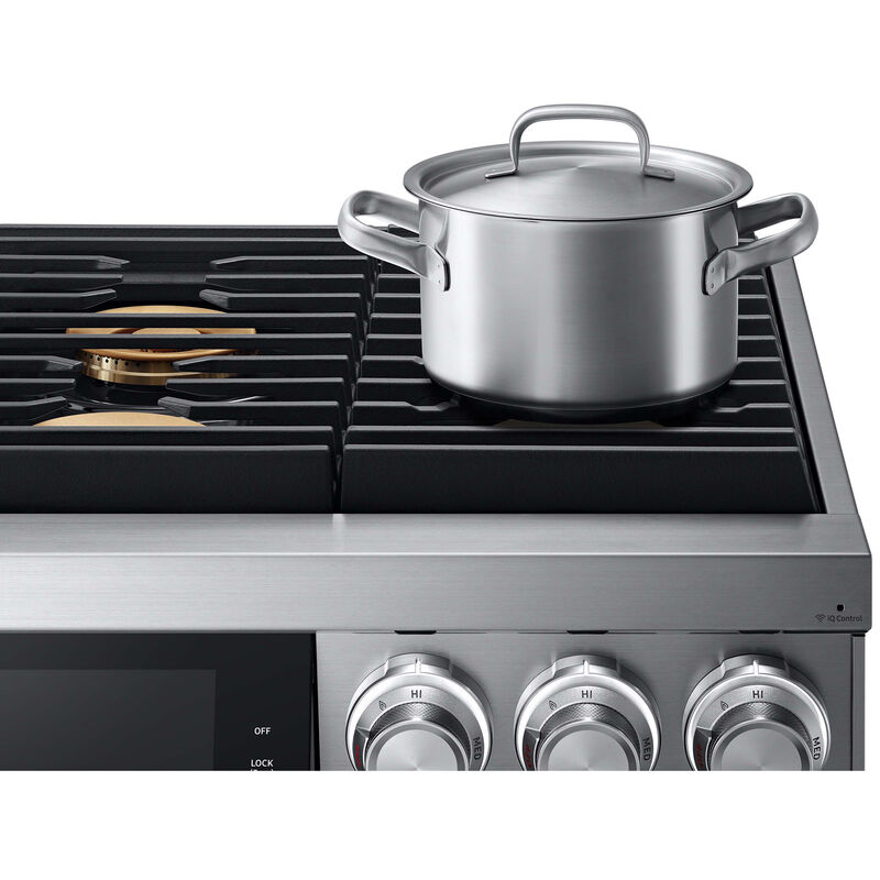 Dacor Contemporary 36 in. 5.4 cu. ft. Smart Dual Convection Gas Range with 6 Sealed Burners - Silver Stainless, , hires