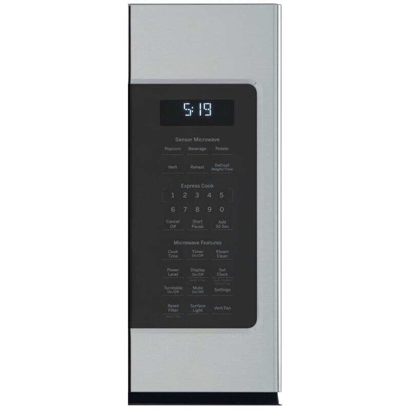 Cafe 30 in. 1.9 cu. ft. 1000W Over-the-Range Microwave with 400 CFM & Sensor Cooking - Stainless Steel, , hires