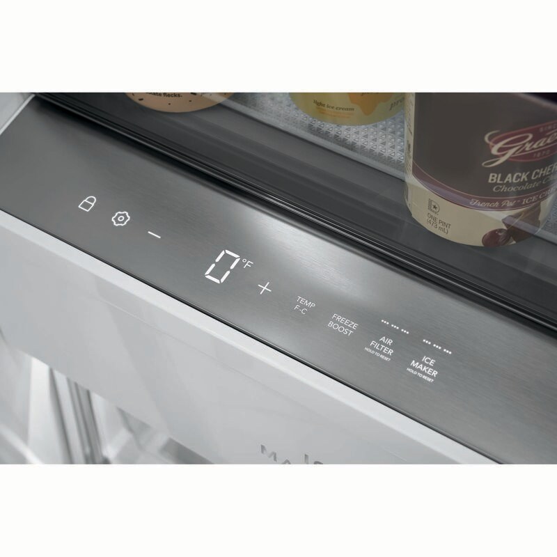 Frigidaire Professional Professional Series 33 in. 18.9 cu. ft. Double-Drawers Upright Freezer with Ice-Maker & Adjustable Shelves - Stainless Steel, , hires