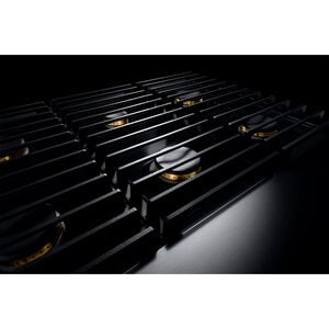 JennAir Noir 30 in. 4-Burner Natural Gas Rangetop with Simmer Burner & Power Burner - Stainless Steel, , hires