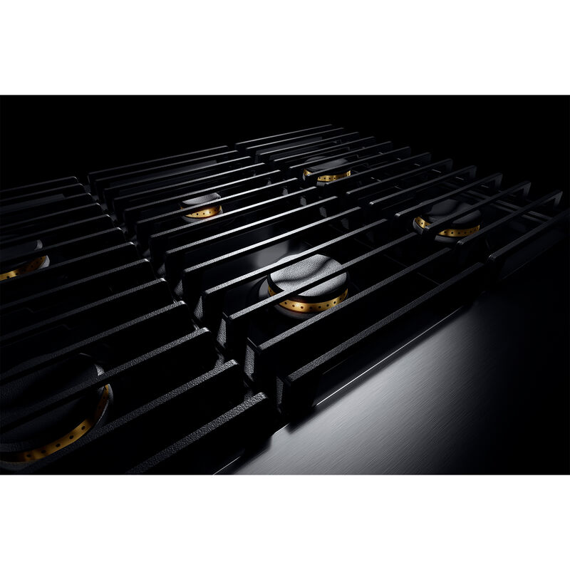 JennAir Noir 30 in. 4-Burner Natural Gas Rangetop with Simmer Burner & Power Burner - Stainless Steel, , hires