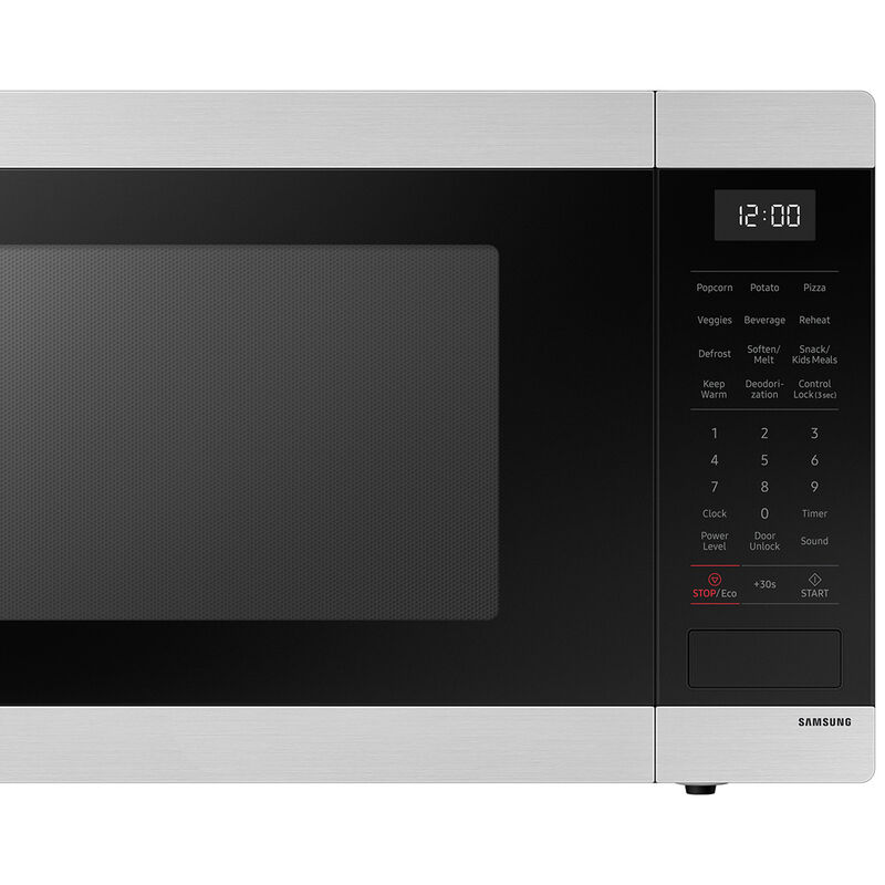 Samsung 24 in. 1.9 cu. ft. 900W Countertop Microwave with Sensor Cooking - Stainless Steel, , hires