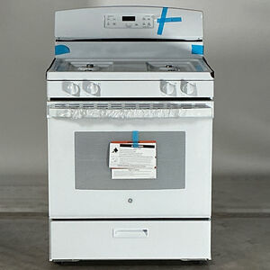 GE 30 in. 4.8 cu. ft. Gas Range with 4 Sealed Burners - White (Open Box Good Condition), , hires