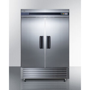 Summit 56" 49. Cu. Ft. Upright Freezer with Adjustable Shelves & Digital Control - Stainless Steel, , hires