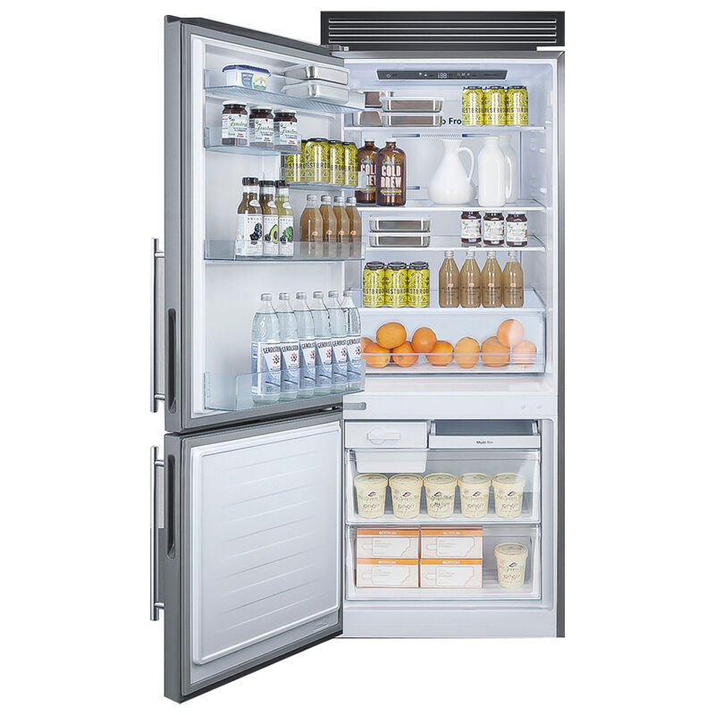 Summit 28 in. 14.6 cu. ft. Counter Depth Bottom Freezer Refrigerator - Stainless Steel, , hires