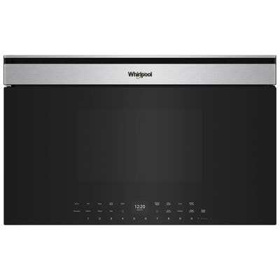 Whirlpool 30 in. 1.1 cu. ft. 1000W Smart Built-In Microwave with Convection & Sensor Cooking - Fingerprint Resistant Stainless | WMBT7030SZ
