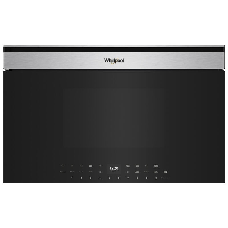 Whirlpool 30 in. 1.1 cu. ft. 1000W Smart Built-In Microwave with Convection & Sensor Cooking - Fingerprint Resistant Stainless, , hires