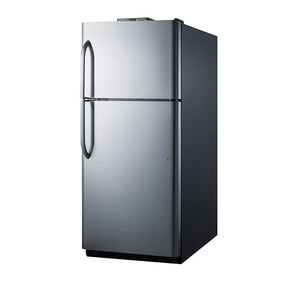 Summit 30 in. 20.5 cu. ft. Top Freezer Refrigerator - Stainless Steel, , hires