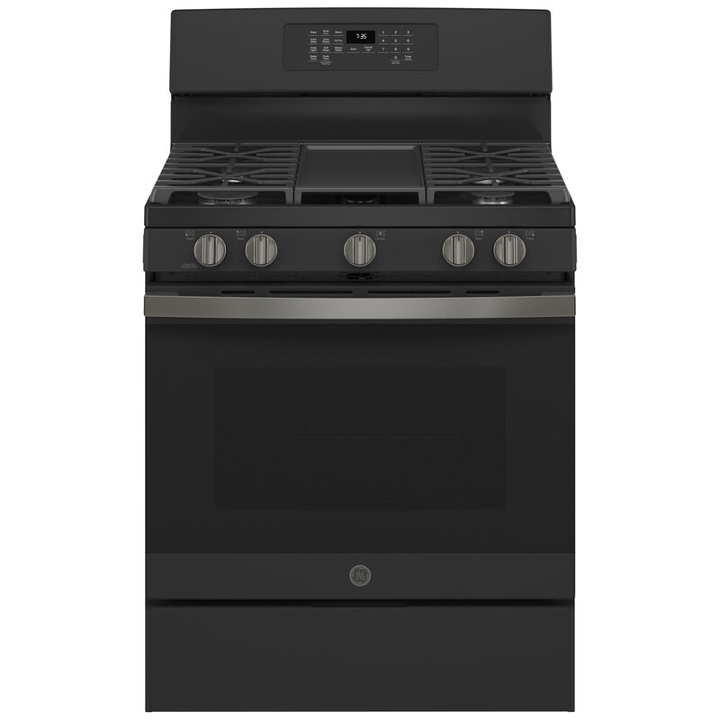 GE 30" Freestanding Gas Range with 5 Sealed Burners, Griddle, 5.0 Cu