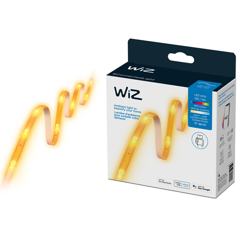 WiZ - Lightstrip 4M 840lm Starter Kit - Multi Color, , hires