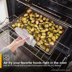 Whirlpool 30 in. 10 cu. ft. Smart Top Control Electric Double Wall Oven with True European Convection - Fingerprint Resistant Stainless, Fingerprint Resistant Stainless, hires