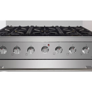 NXR 36 in. 5.5 cu. ft. Standard Convection Gas Range with 6 Sealed Burners - Stainless Steel, , hires