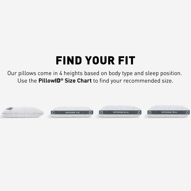 BEDGEAR Storm 1.0 Performance Standard Size Pillow, , hires