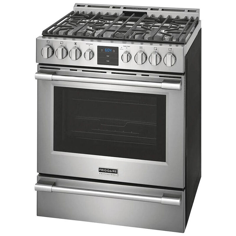 Frigidaire Professional Professional Series 30" Freestanding Gas Range with 5 Sealed Burners