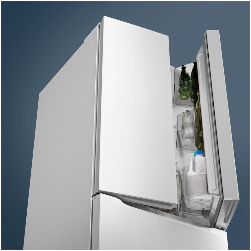 Midea 30 in. 18.4 cu. ft. French Door Refrigerator - White, White, hires