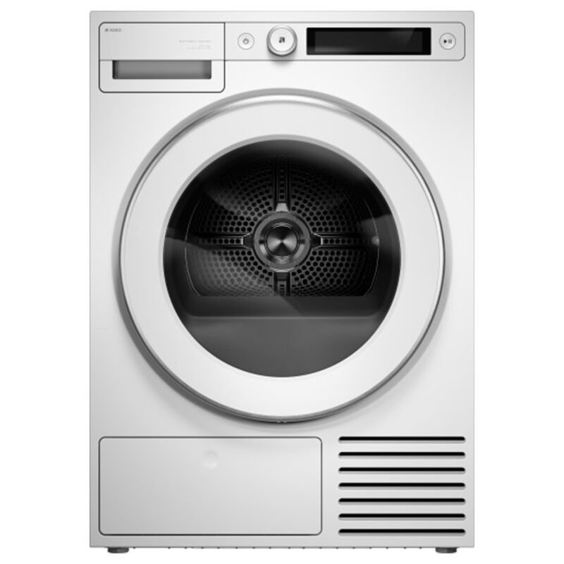 Asko 5-Series 24 in. 5.2 cu. ft. Smart Stackable Ventless Electric Dryer with Heat Pump & Sensor Dry - White, White, hires