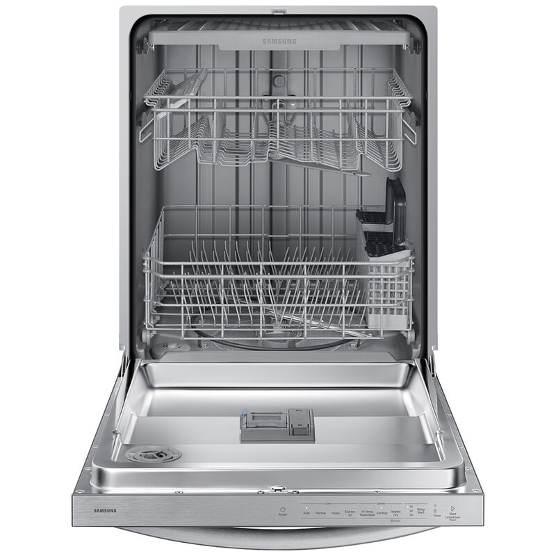 Samsung 24 in. Built-In Dishwasher with Top Control, 51 dBA Sound Level, 15 Place Settings, 4 Wash Cycles & Sanitize Cycle - Stainless Steel, , hires