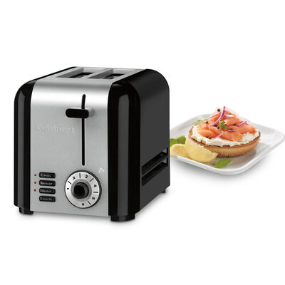Cuisinart 2-Slice Compact Toaster - Black Stainless | CPT-320P1