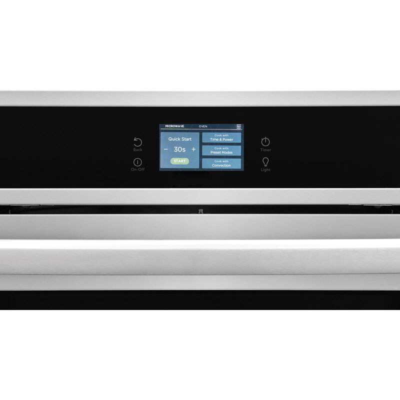 Frigidaire Gallery 30 in. 7.0 cu. ft. Smart Steam Electric Electric Microwave/Wall Oven Combo with True European Convection - Stainless Steel, , hires