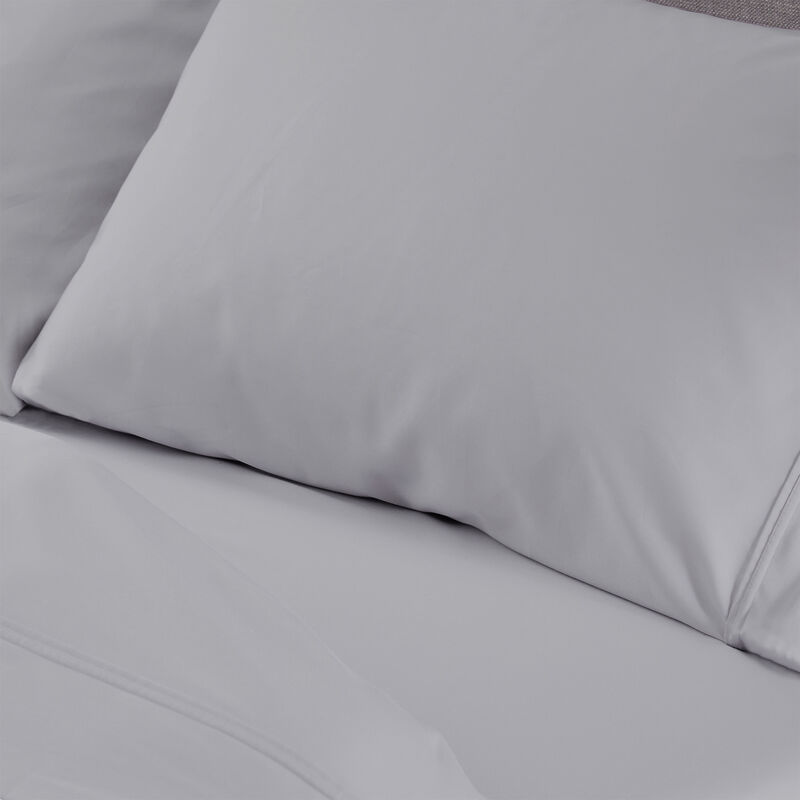 BedGear Hyper-Cotton Twin XL Size Sheet Set (Ideal for Adj. Bases) - Light Grey, , hires