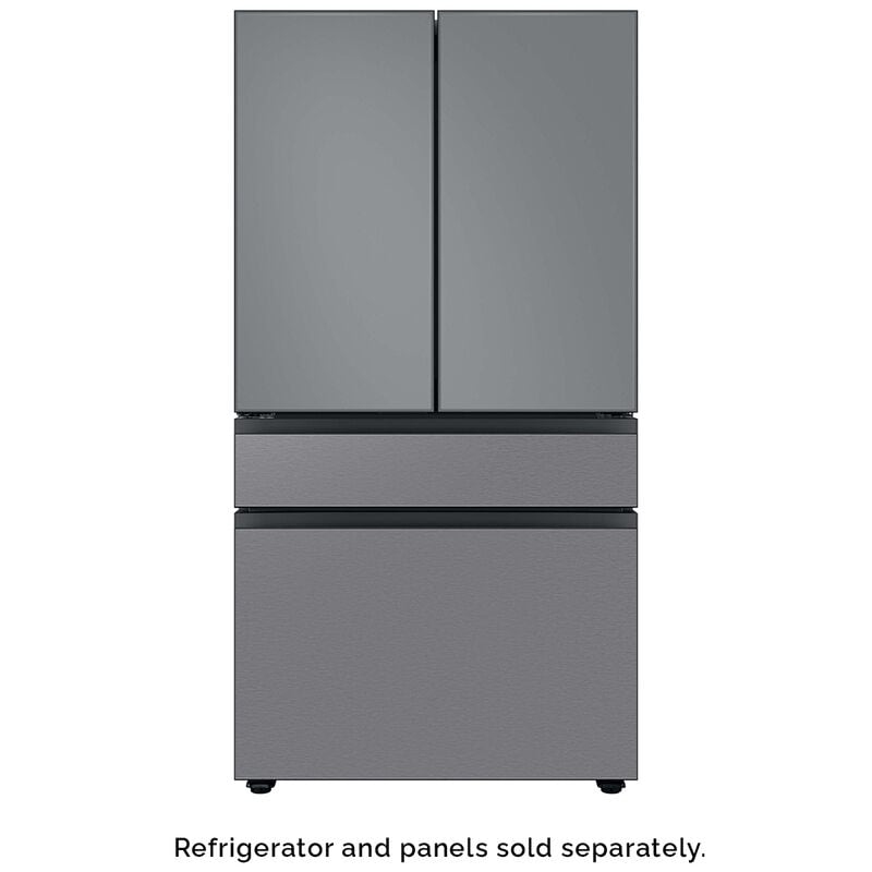 Samsung Bespoke 4-Door French Door Bottom Panel for Refrigerators - Stainless Steel, , hires
