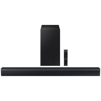 Samsung - C Series 2.1ch DTS Virtual:X Soundbar with Wireless Subwoofer - Black | HWC450
