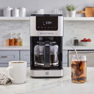 Westbend 12-Cup Touchscreen Hot & Iced Coffee Maker - Stainless Steel, , hires