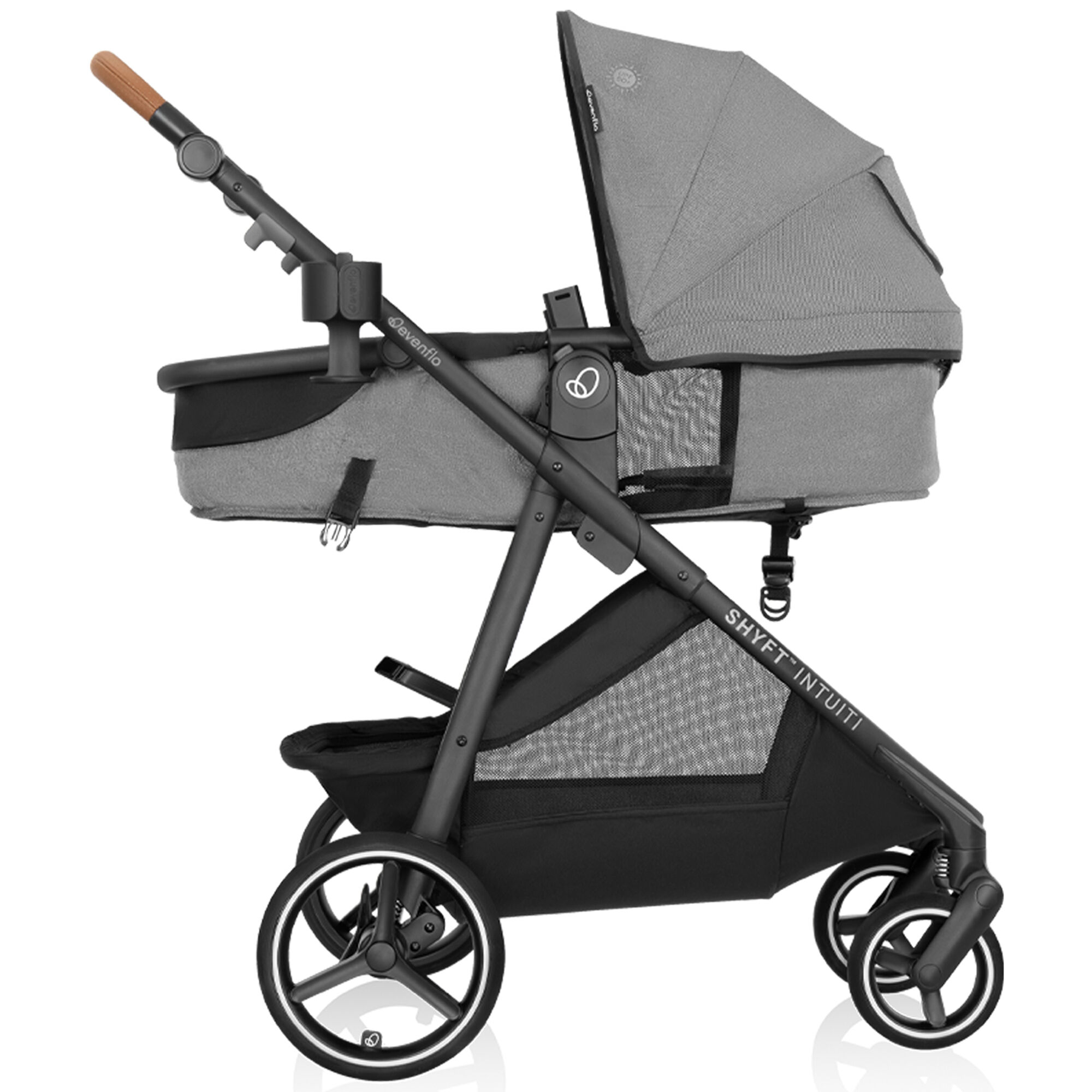 Evenflo Shyft Intuiti Travel System with Revolve180 LiteMax NXT
