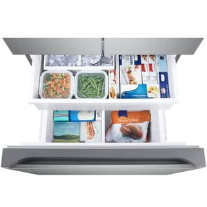 Samsung 33 in. 24.5 cu. ft. Smart French Door Refrigerator with Internal Water Dispenser - Fingerprint Resistant Stainless Steel, , hires