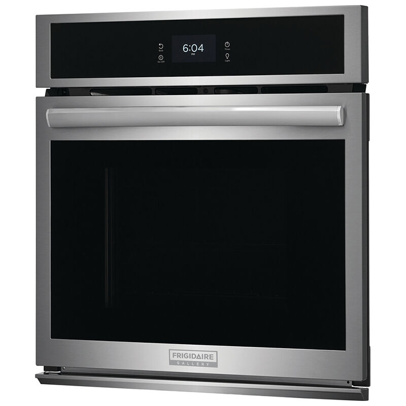 Frigidaire Gallery 27 in. 3.8 cu. ft. Steam Electric Single Wall Oven with True European Convection - Stainless Steel, Stainless Steel, hires
