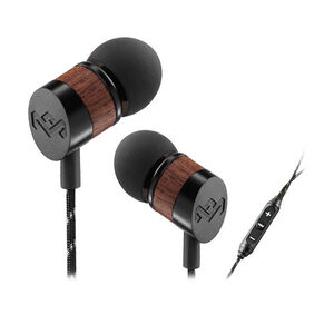 House of Marley Uplift In-Ear Wired Headphones with Apple Control - Midnight, Black, hires