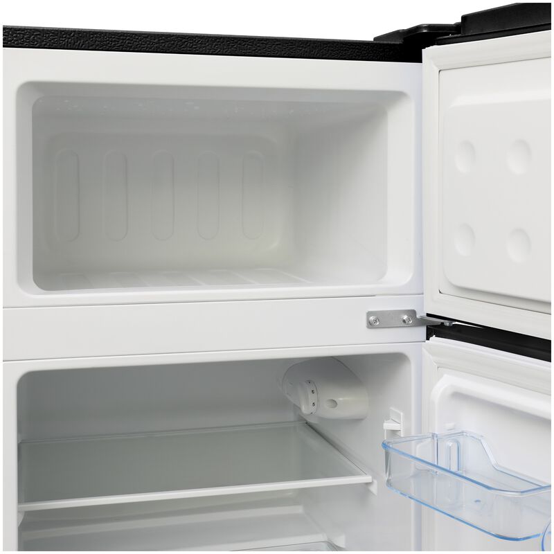 Avanti 18 in. 3 cu. ft. Mini Fridge with Top Freezer - Black, Black, hires
