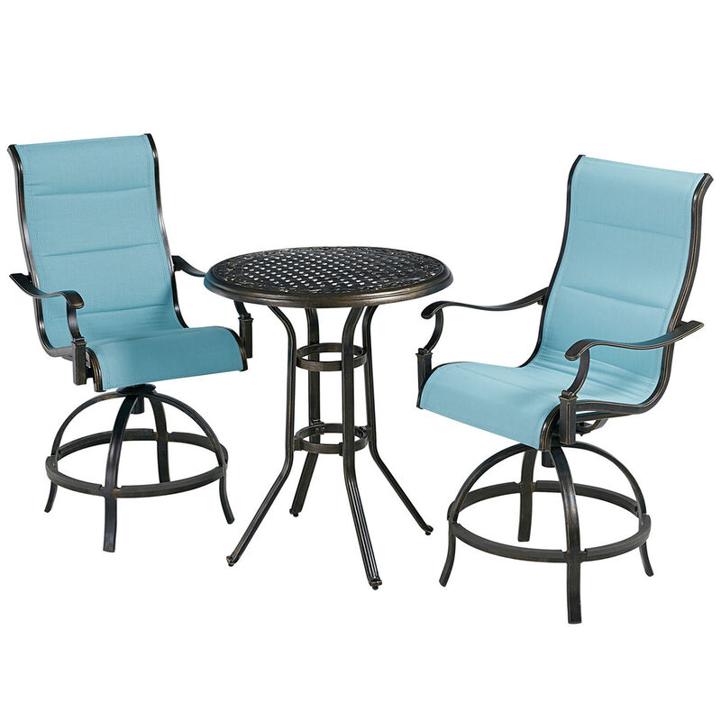 Hanover Traditions 3 Piece High Dining, 30 Inch High Dining Chairs