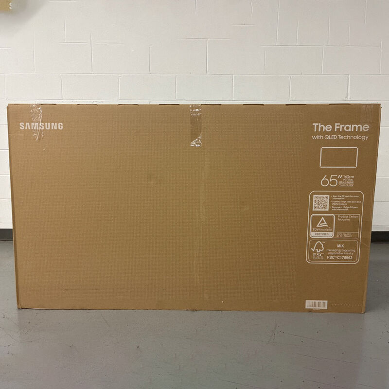 Samsung - 65" Class The Frame LS03FA QLED 4K UHD Samsung Vision AI Smart TV (Open Box Good Condition), , hires