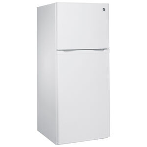 GE 24 in. 11.6 cu. ft. Top Freezer Refrigerator - White, White, hires