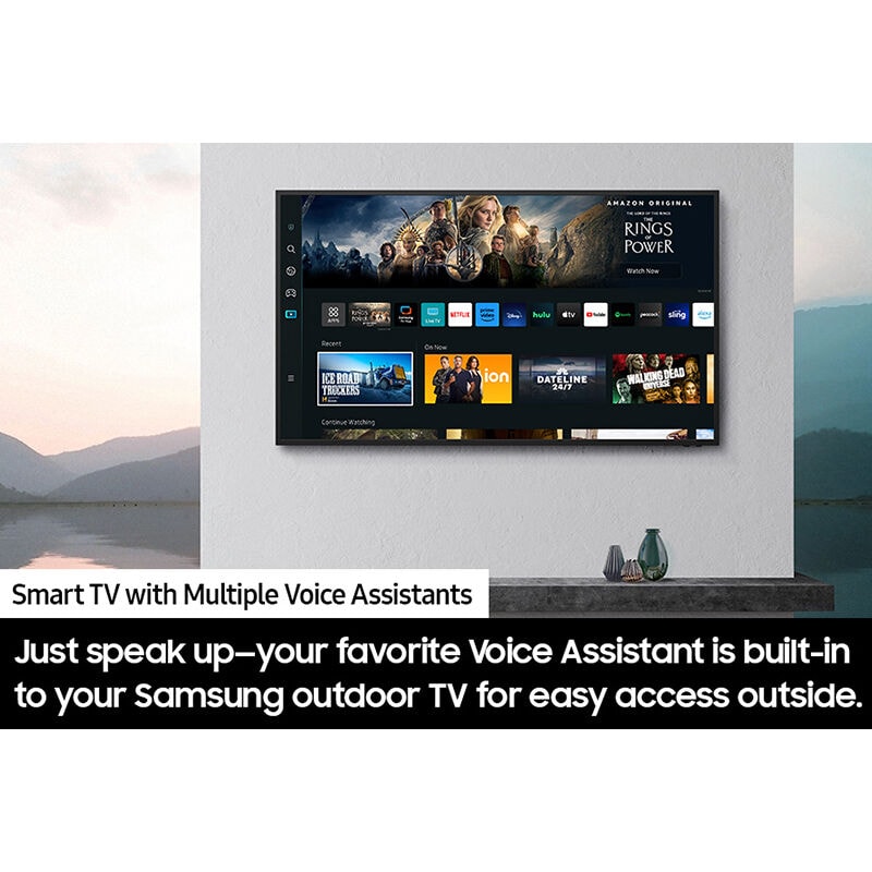 Samsung - The Terrace Series 85" Class Full Sun 4K UHD Neo QLED Smart Tizen Outdoor TV, , hires