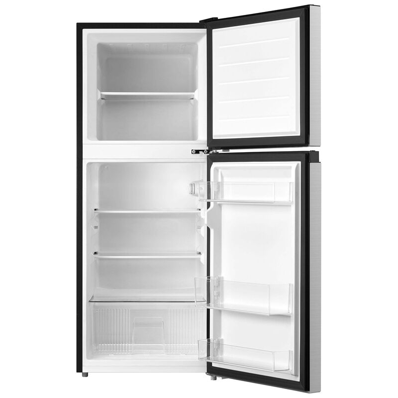 Frigidaire 19 in. 4.5 cu. ft. Mini Fridge with Top Freezer - Fingerprint Resistant Stainless Steel Look, , hires