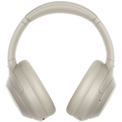 Sony - WH-1000XM4 Wireless Noise-Cancelling Over-the-Ear Headphones - Silver | WH1000XM4/S