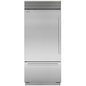 Sub-Zero Classic Series 36 in. Built-In 20.7 cu. ft. Smart Bottom Freezer Refrigerator with Internal Water Dispenser - Stainless Steel, , hires