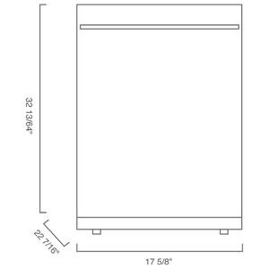 Blomberg 18 in. Top Control Dishwasher with 48 dBa Sound Level - Stainless Steel, , hires
