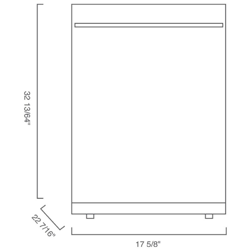 Blomberg 18 in. Top Control Dishwasher with 48 dBa Sound Level - Stainless Steel, , hires
