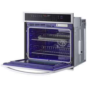 LG 30 in. 4.7 cu. ft. Smart Steam Electric Single Wall Oven with True European Convection - PrintProof Stainless Steel, , hires
