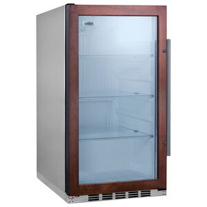 Summit 19 in. Built-In/Freestanding 3.1 cu. ft. Compact Beverage Center with Adjustable Shelves - Custom Panel Ready, , hires