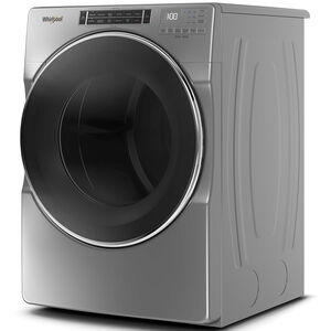 Whirlpool 27 in. 7.4 cu. ft. Stackable Electric Dryer with Sensor Dry & Steam Cycle - Chrome Shadow, , hires