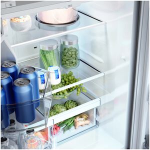 Midea 30 in. 18.4 cu. ft. French Door Refrigerator - White, White, hires