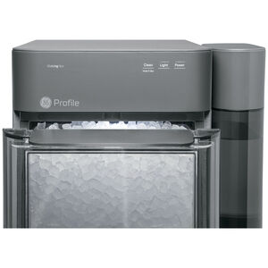 GE Profile 13 in. Smart Ice Maker with 3 lb. Ice Storage & Digital Control - Stainless Steel, , hires