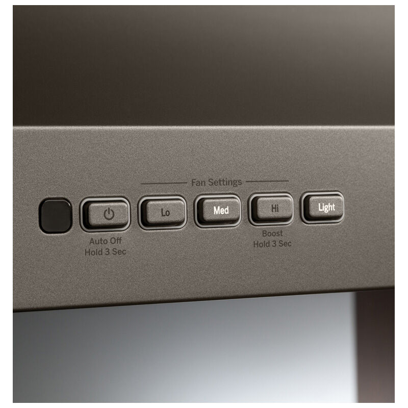 GE 30 in. Convertible Standard Style Range Hood with 310 CFM, 4 Fan Speeds & 2 Halogen Lights - Slate, , hires